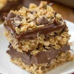 No Bake Chocolate Oat Bars