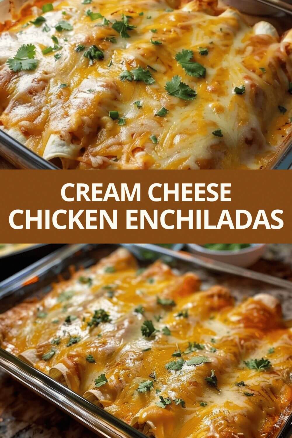 Cream Cheese Chicken Enchiladas!!!