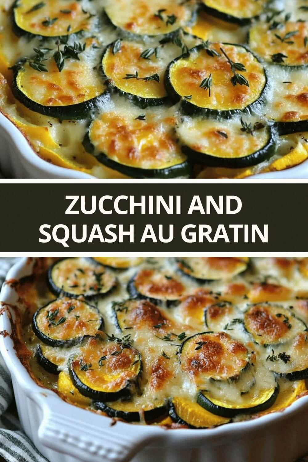 Zucchini and Squash Au Gratin