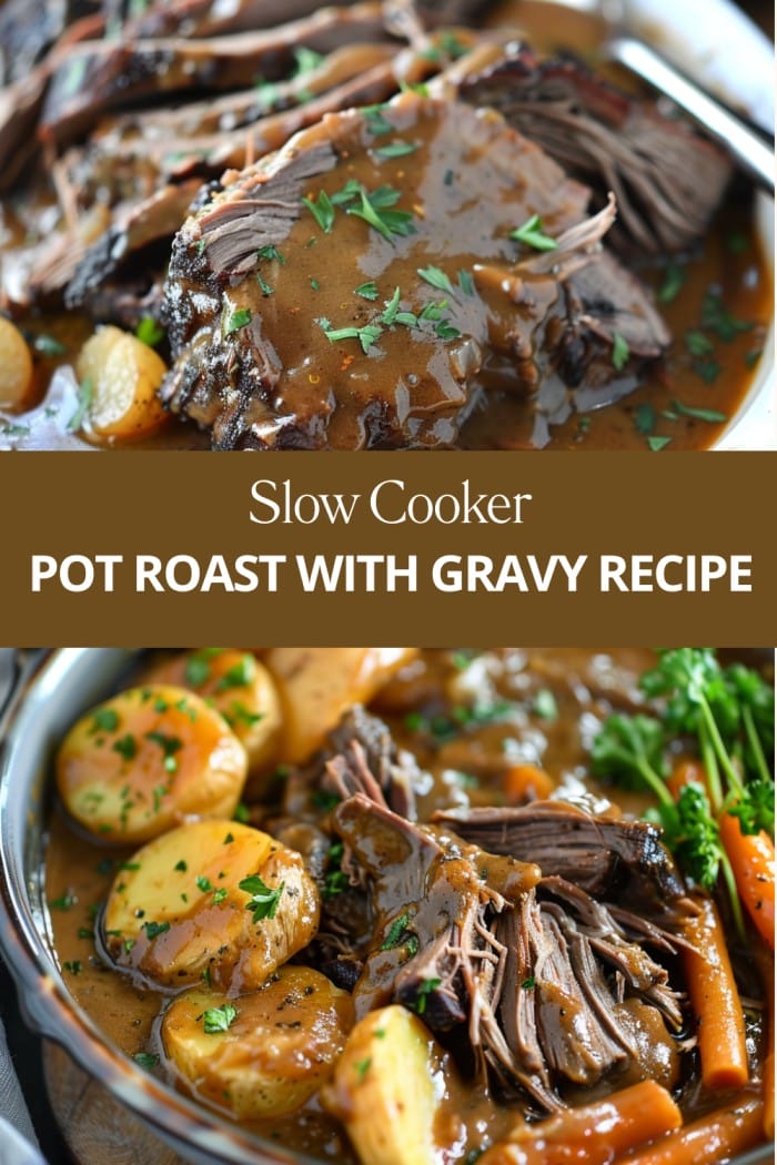 Slow Cooker Pot Roast with Gravy Recipe