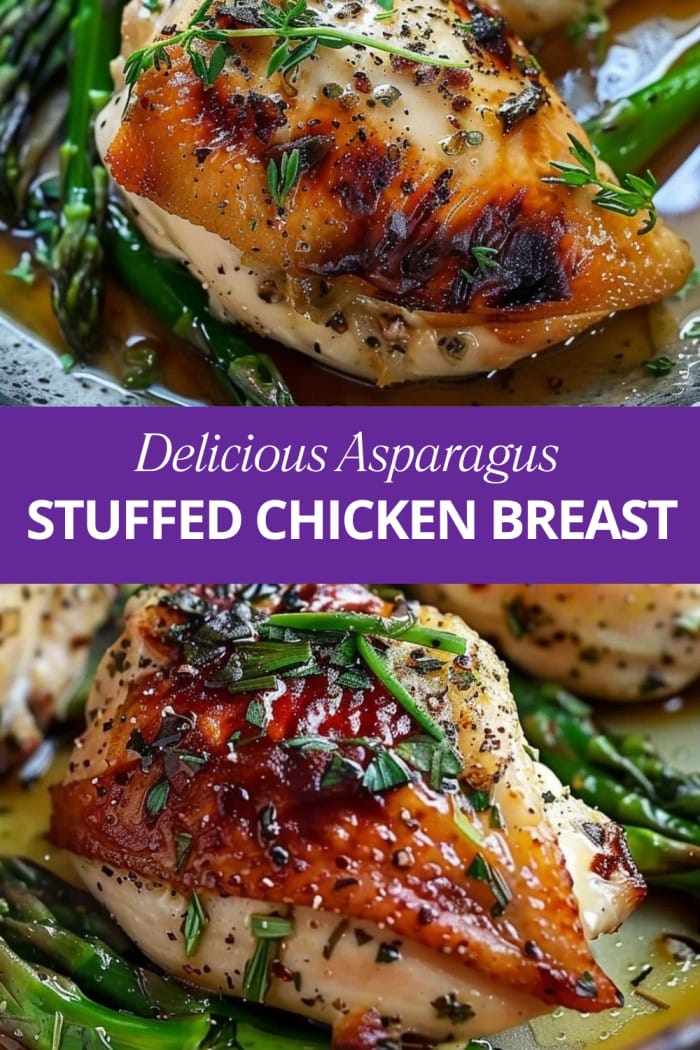 ASPARAGUS STUFFED CHICKEN BREAST