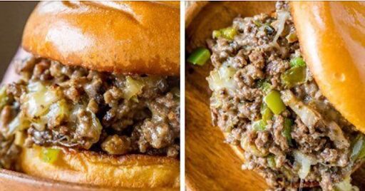 PHILLY CHEESE STEAK SLOPPY JOES RECIPE
