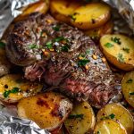 Garlic Steak and Potato Foil Packs