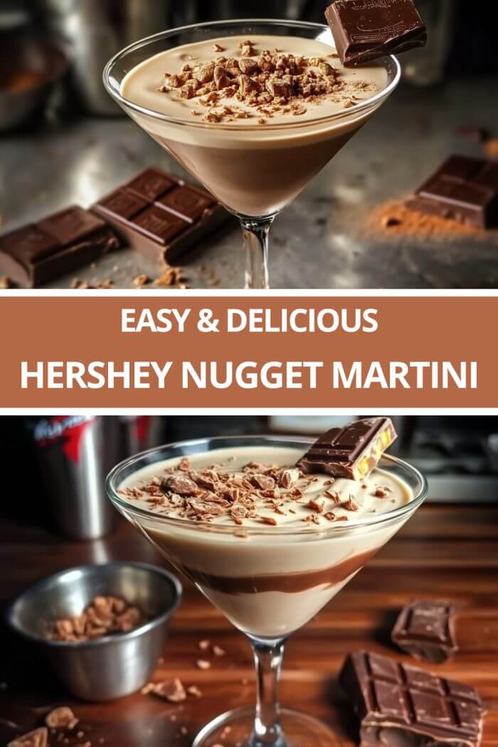 HERSHEY NUGGET MARTINI recipe