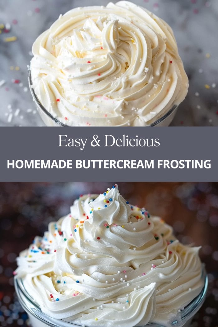 HOMEMADE BUTTERCREAM FROSTING