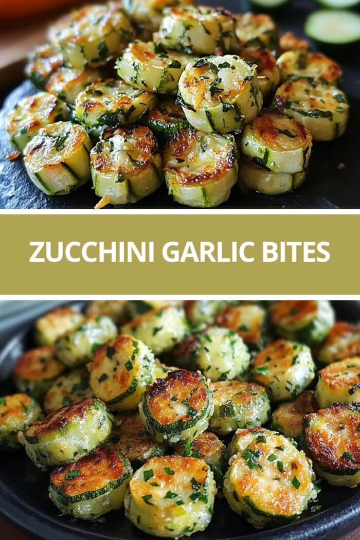 ZUCCHINI GARLIC BITES