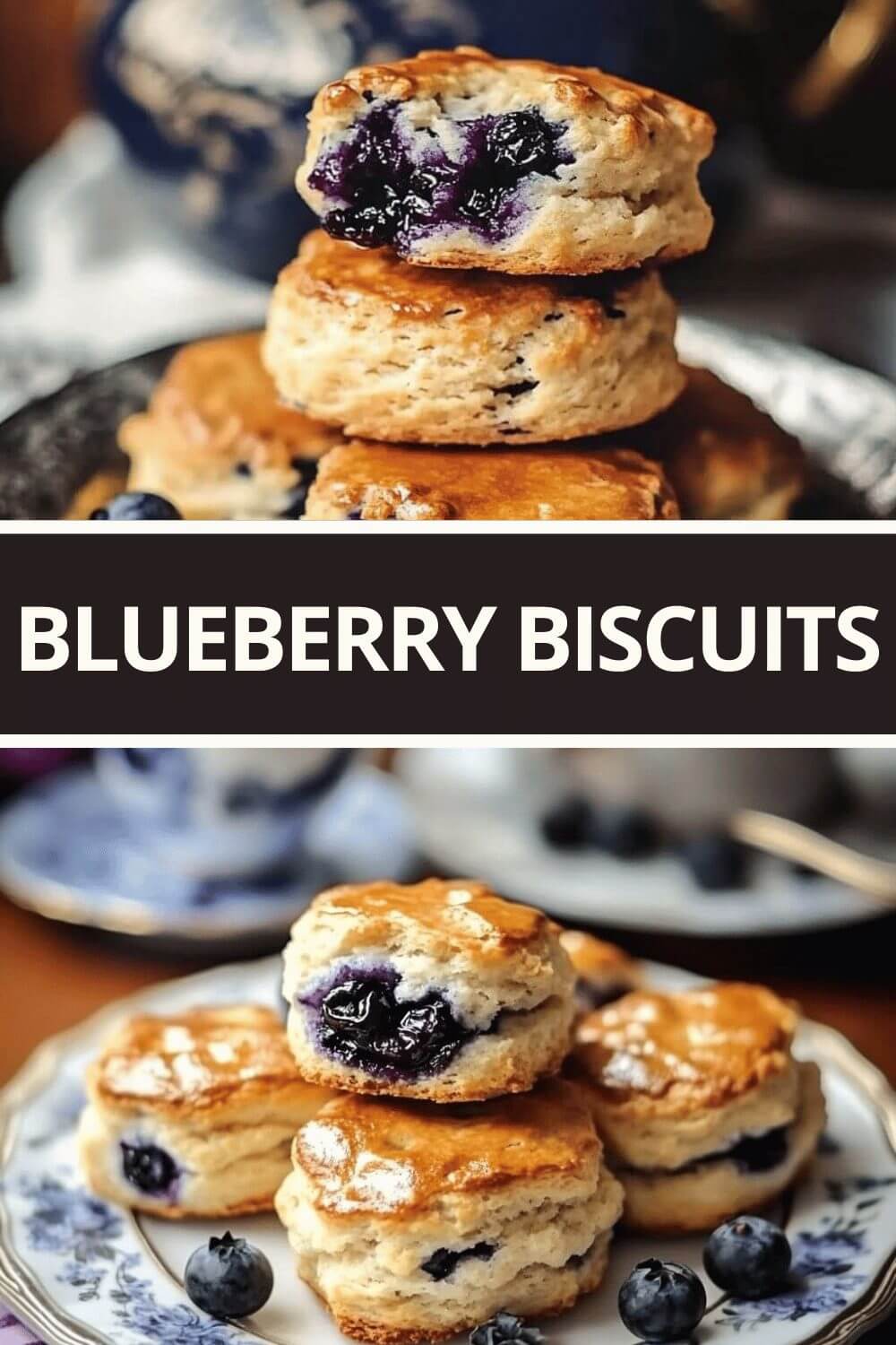 Sweet Blueberry Biscuits