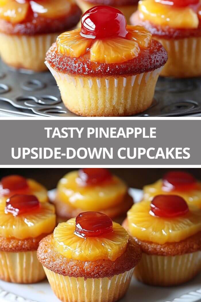 Pineapple Upside-Down Cupcakes Recipe