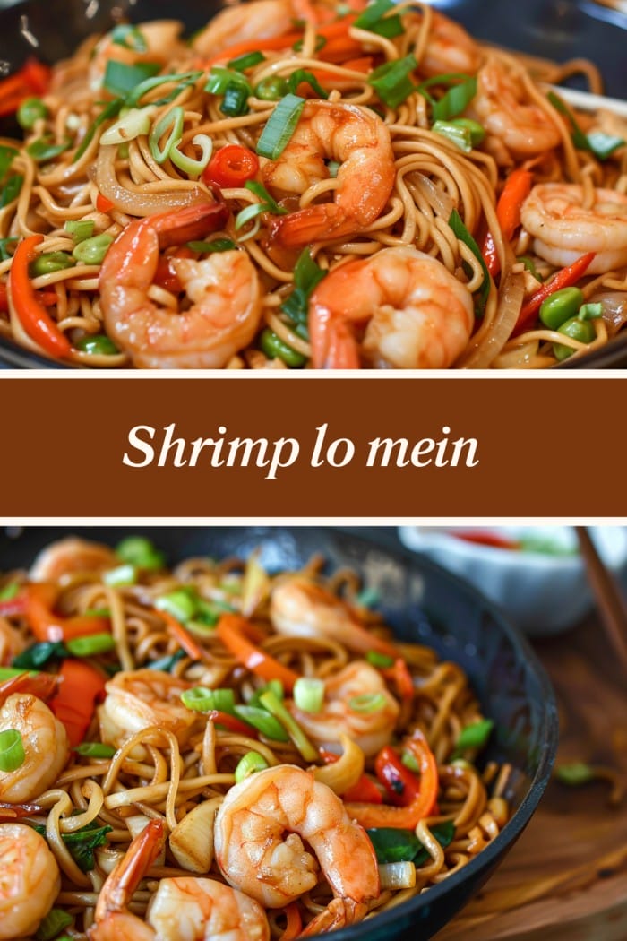 Shrimp lo mein