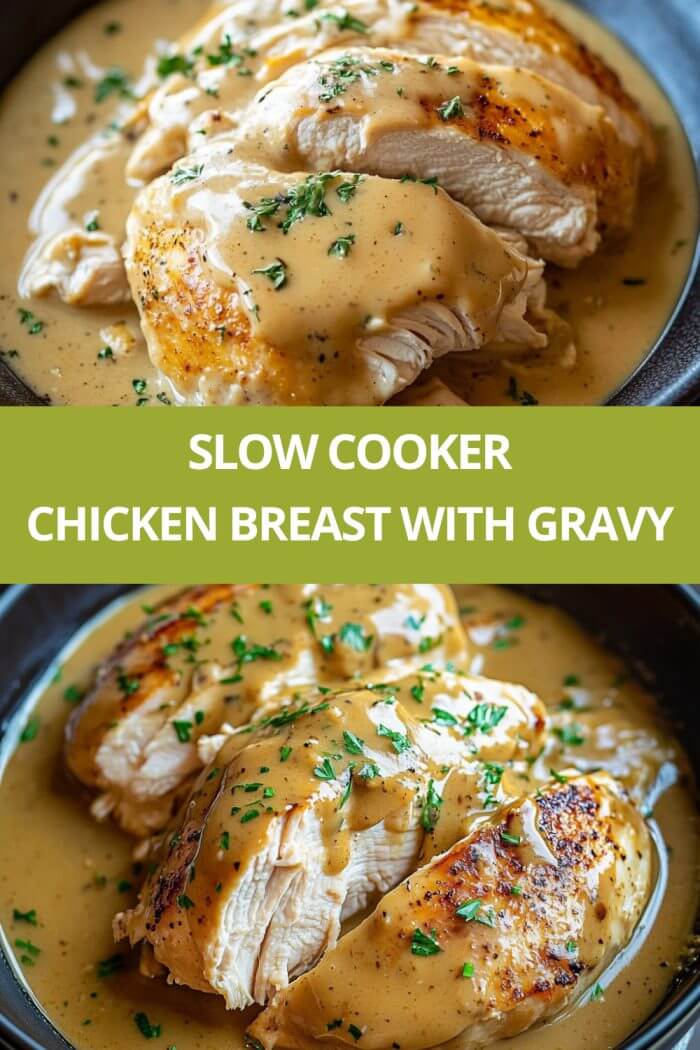 Slow Cooker Chicken Breast with Gravy