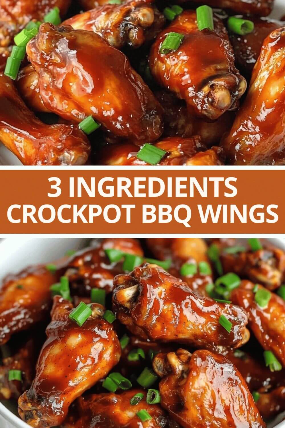 Best Ever 3 Ingredient Crockpot BBQ Wings