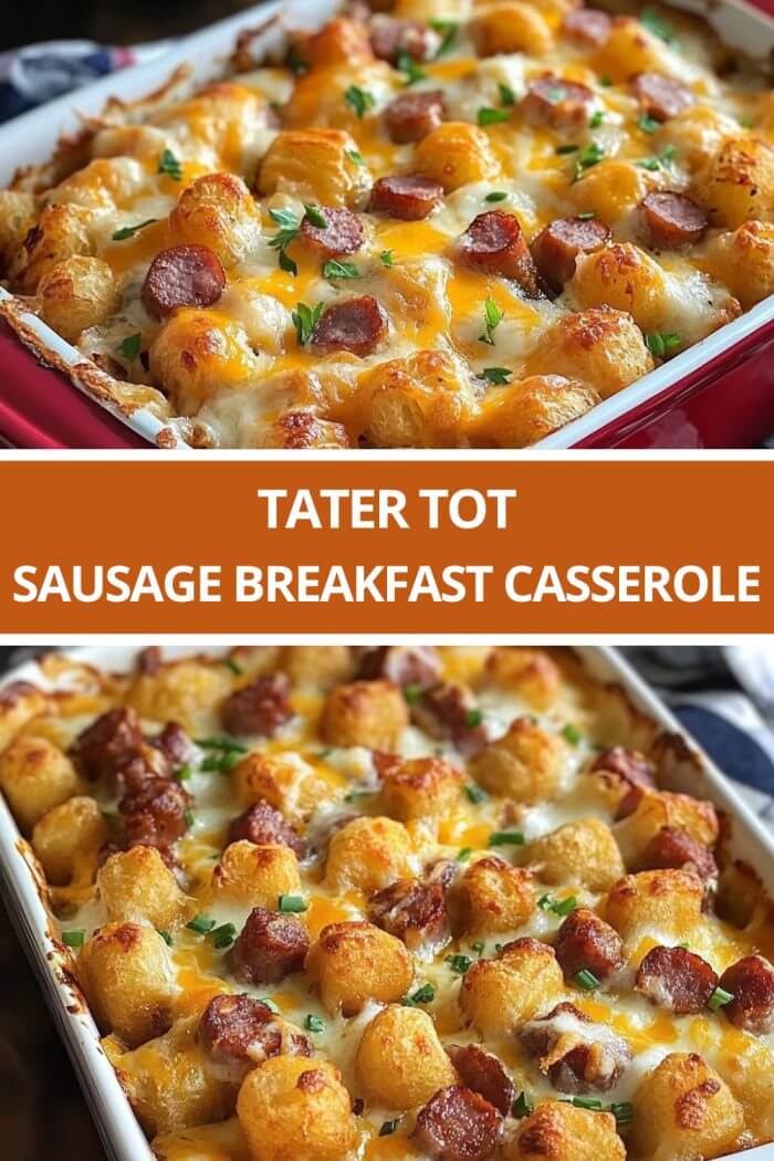 TATER TOT SAUSAGE BREAKFAST CASSEROLE