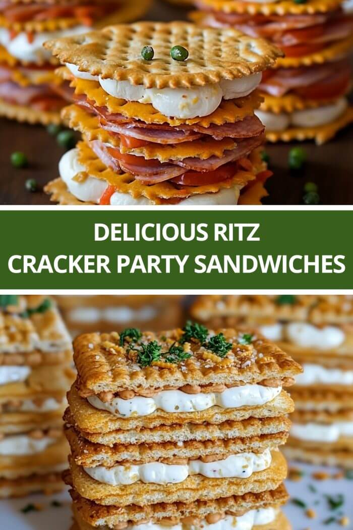 RITZ CRACKER PARTY SANDWICHES