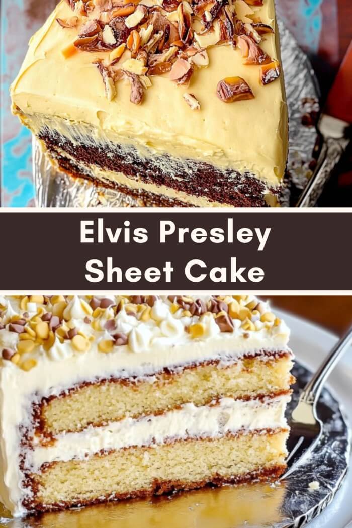 Elvis Presley Sheet Cake