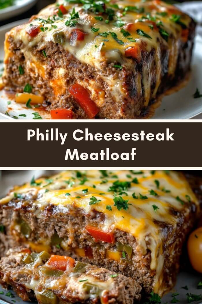 Philly Cheesesteak Meatloaf