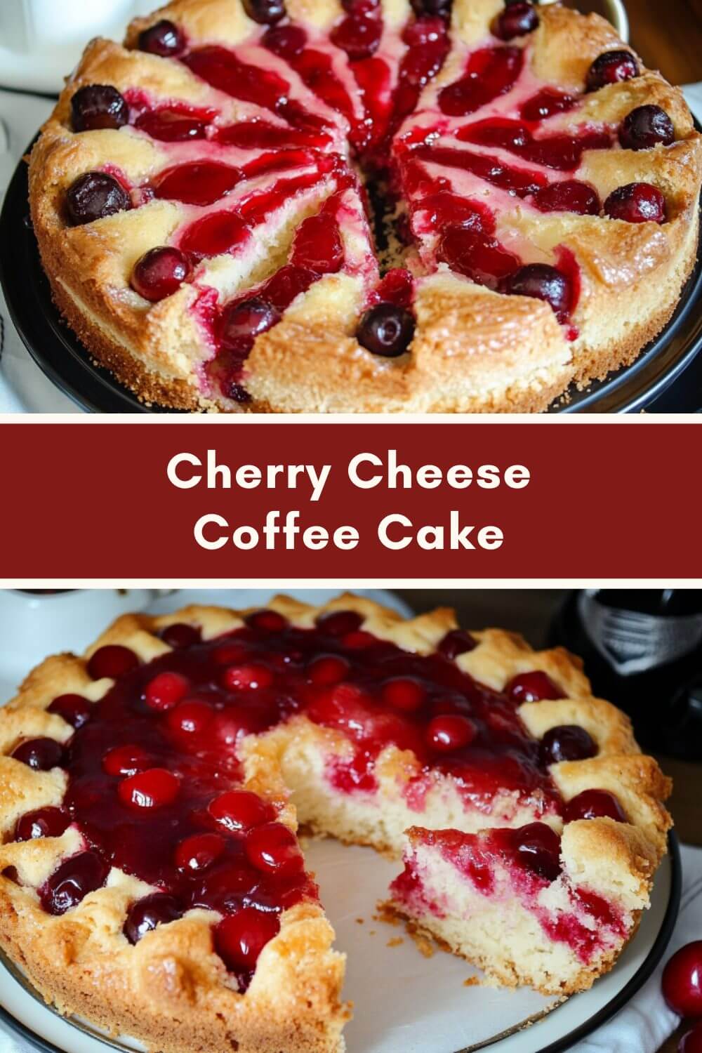Cherry Cheese Coffee Cake