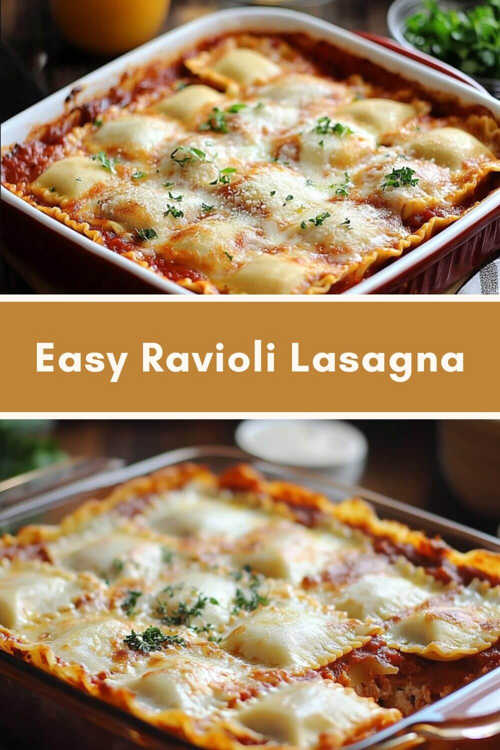 Easy Ravioli Lasagna