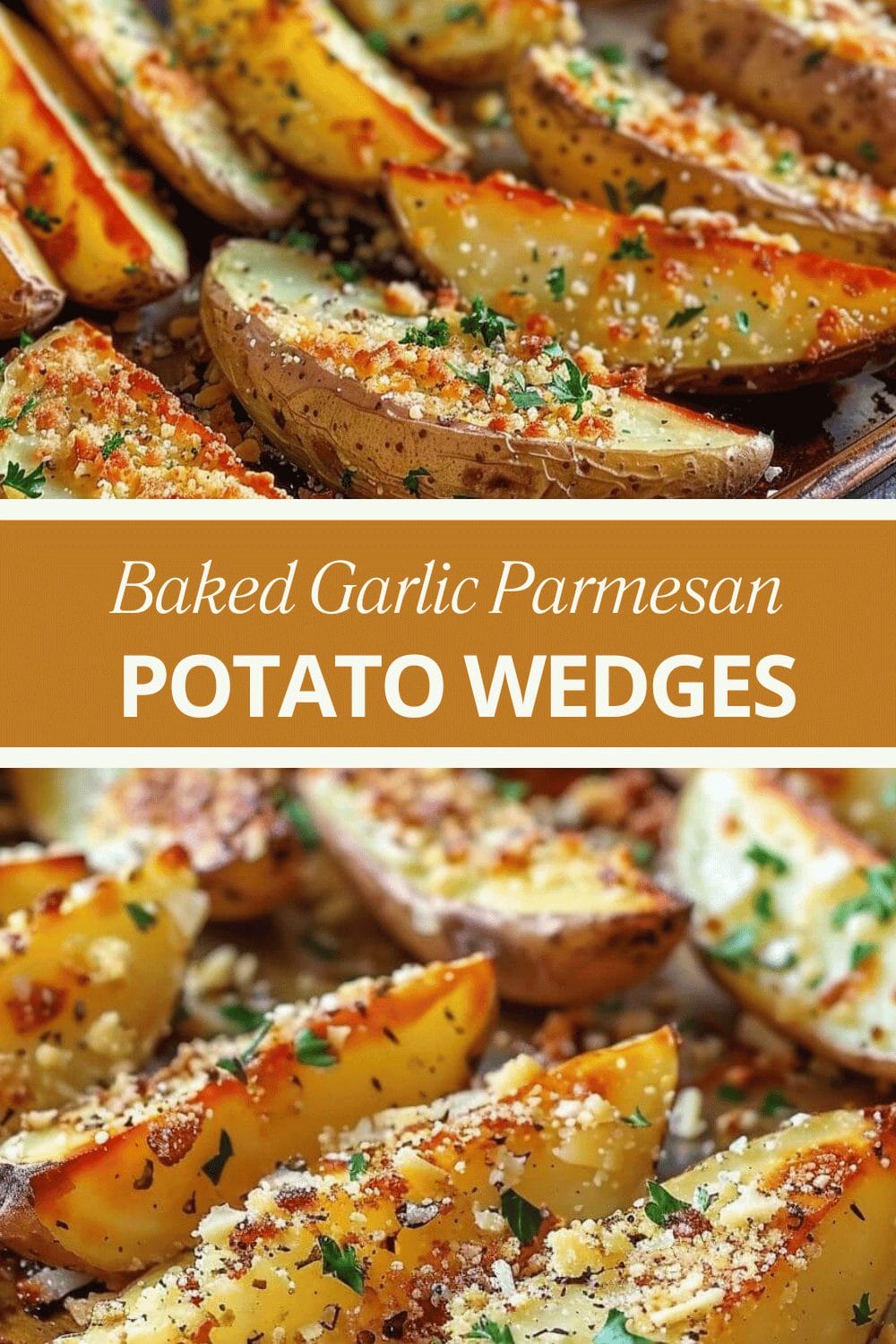 Baked Garlic Parmesan Potato Wedges