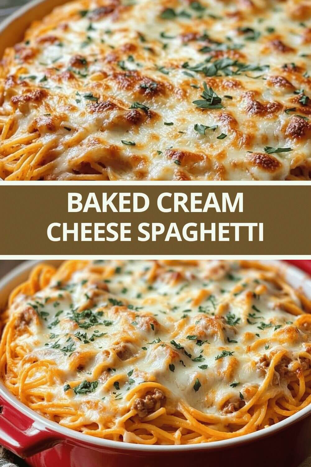 Baked Cream Cheese Spaghetti Recipe