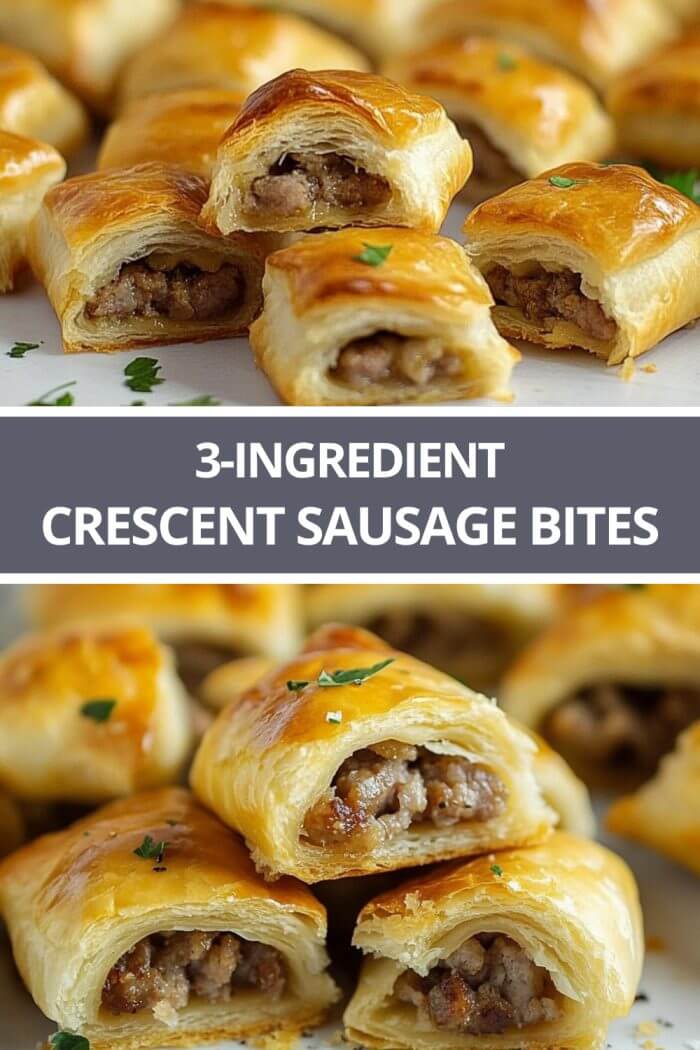 3-Ingredient Crescent Sausage Bites