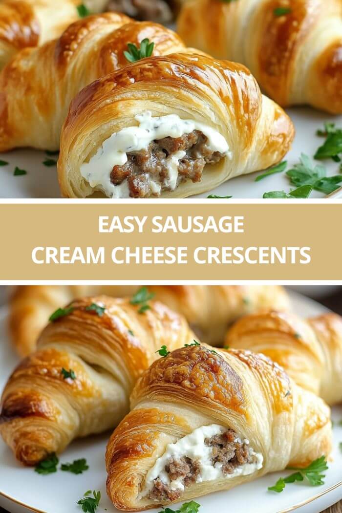 Sausage Cream Cheese Crescents