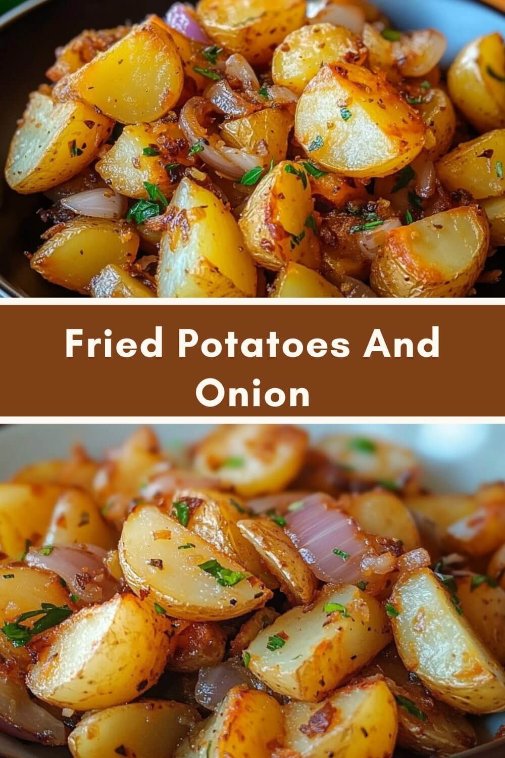 Fried Potatoes And Onion