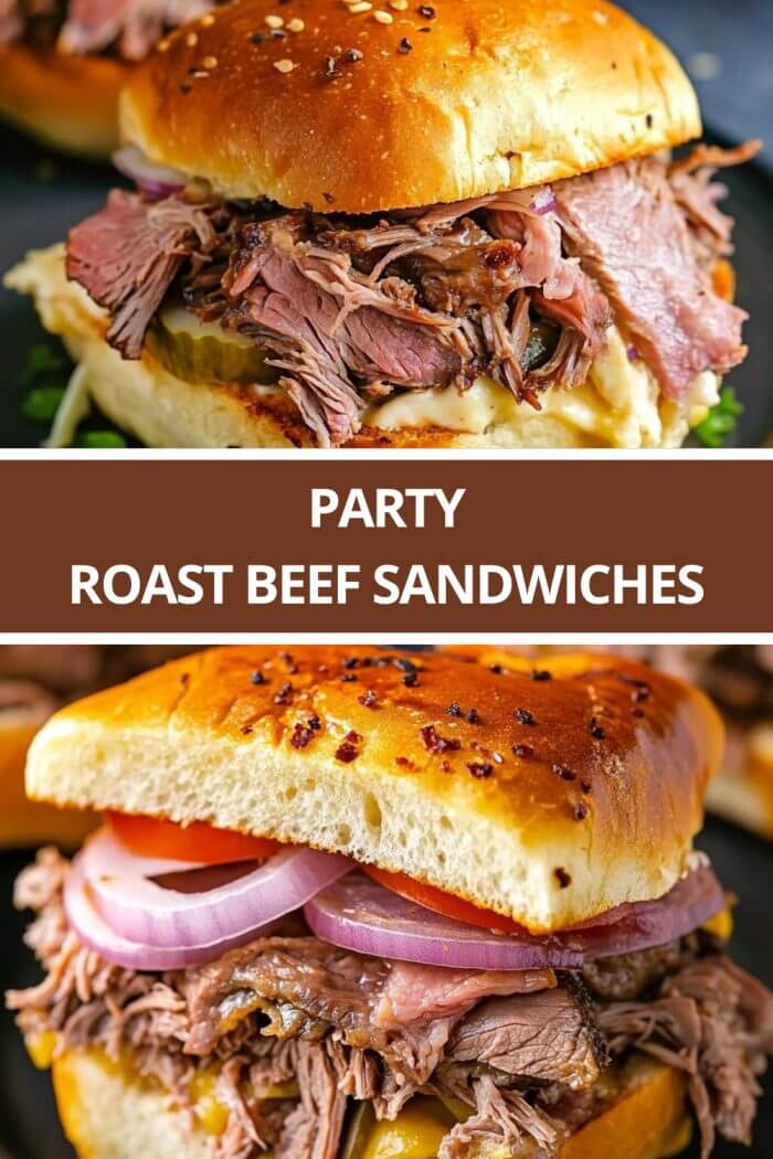 Party Roast Beef Sandwiches