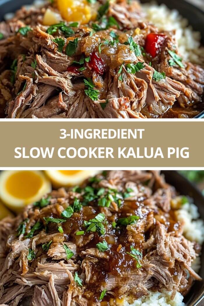 3-Ingredient Slow Cooker Kalua Pig