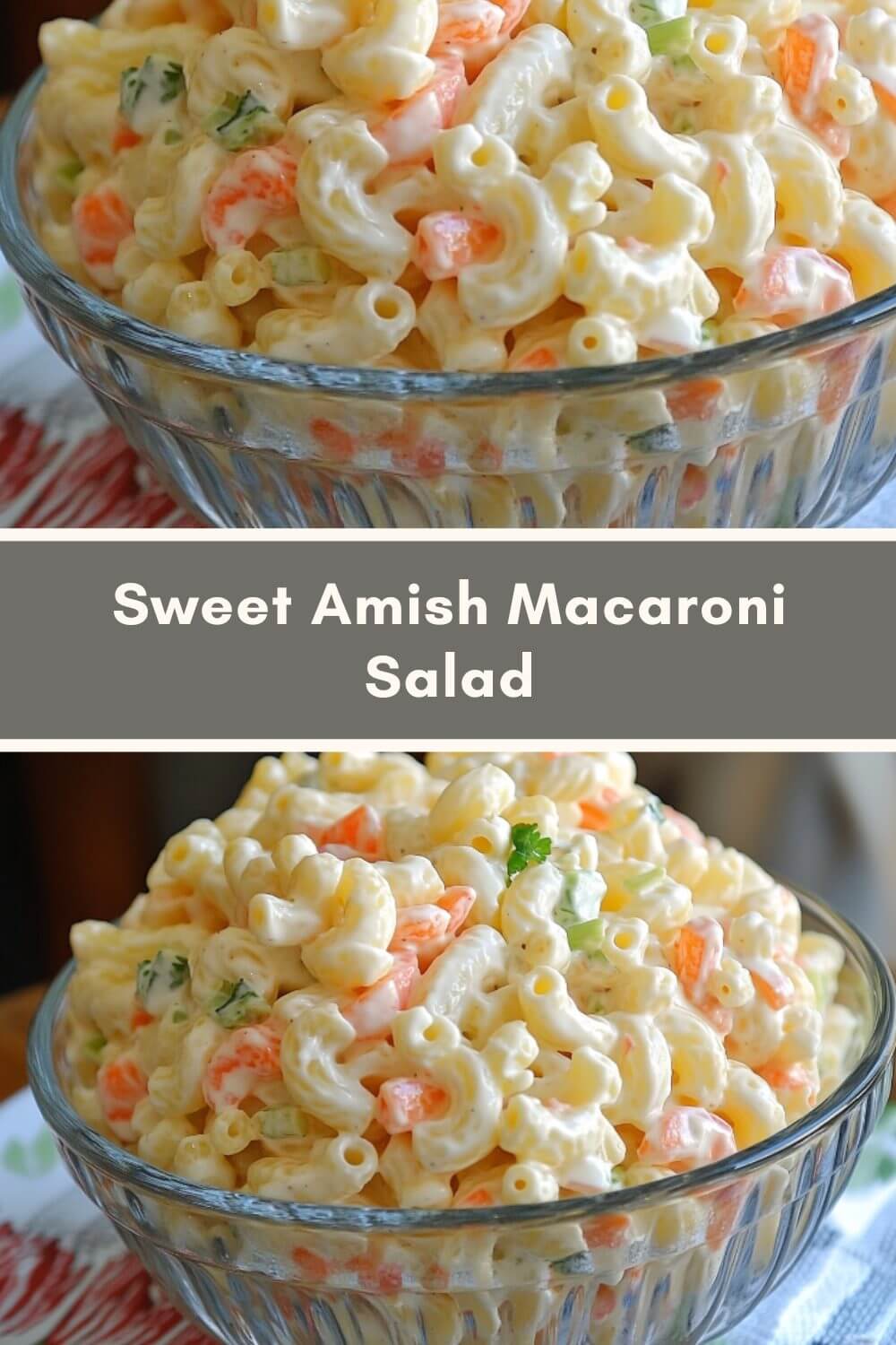 Sweet Amish Macaroni Salad