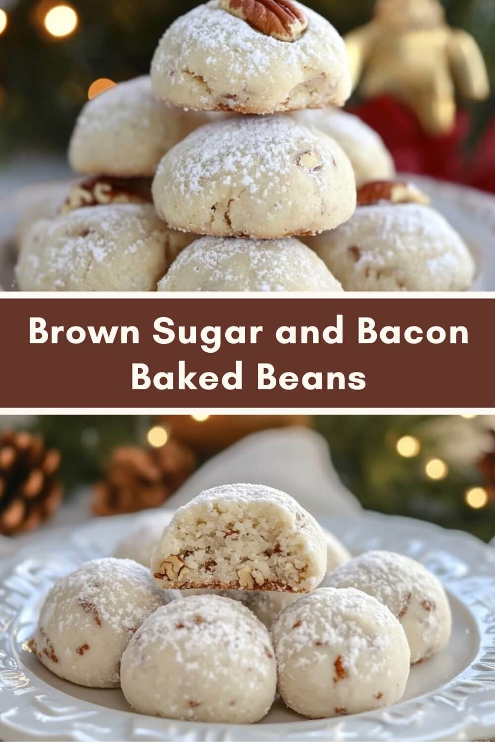 Buttery Pecan Snowball Cookies