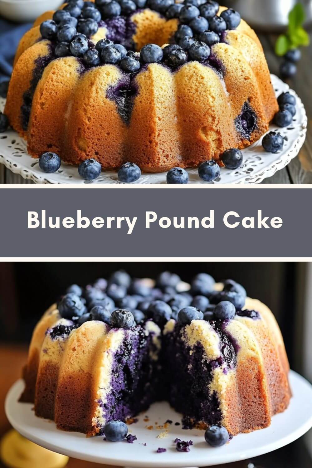 Blueberry Pound Cake