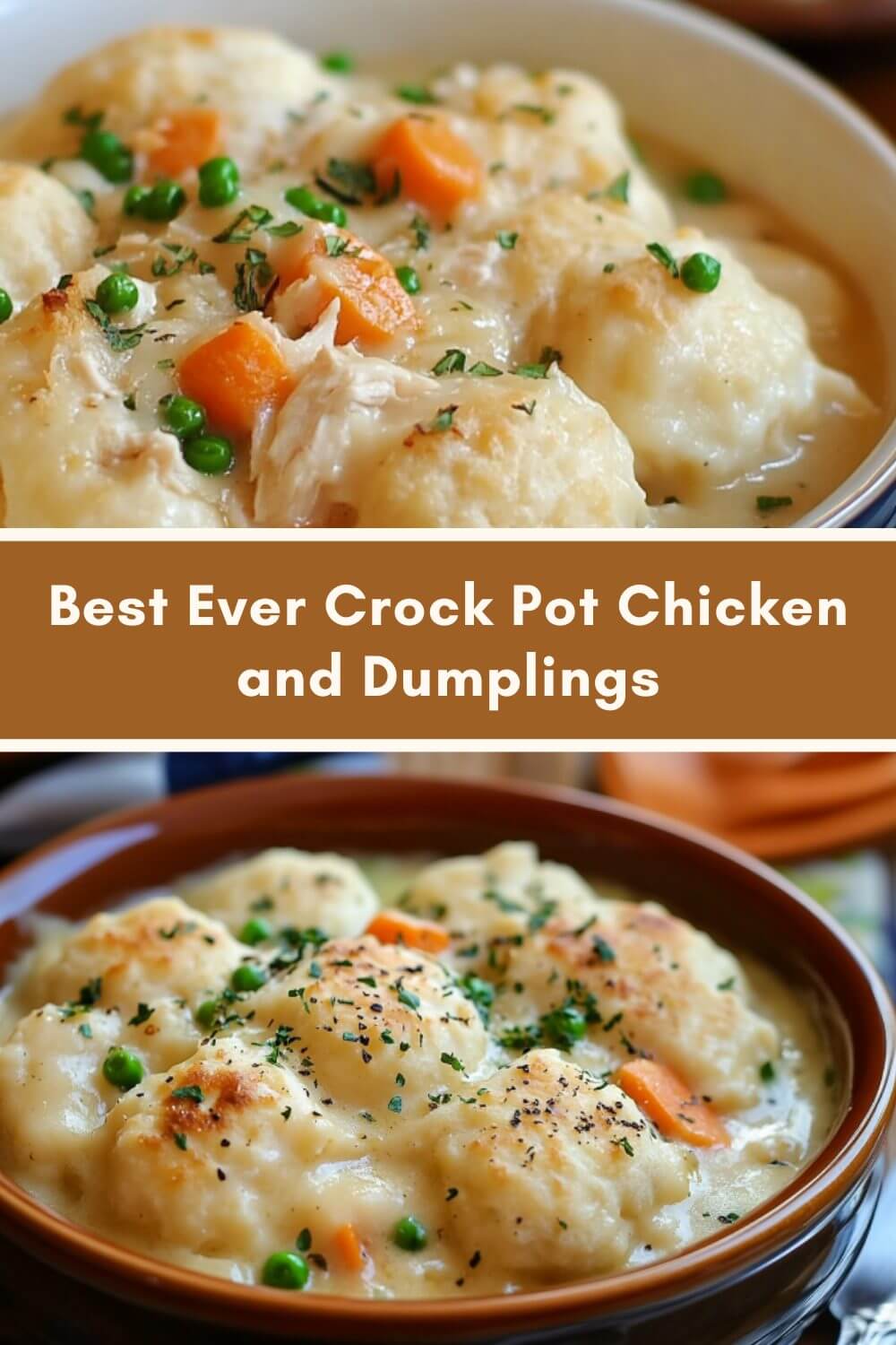 Best Ever Crock Pot Chicken and Dumplings