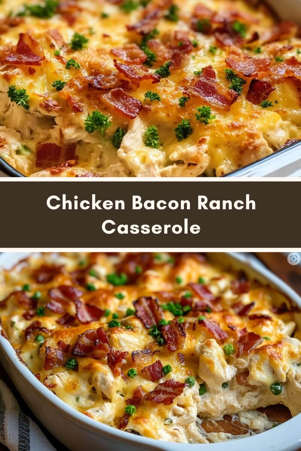 Chicken Bacon Ranch Casserole