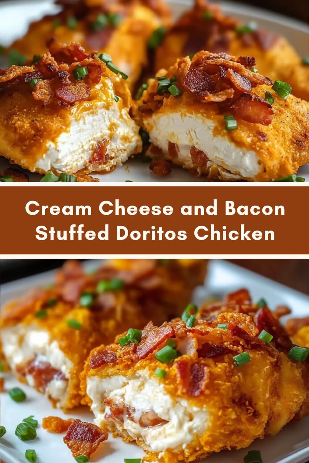 Cream Cheese and Bacon Stuffed Doritos Chicken