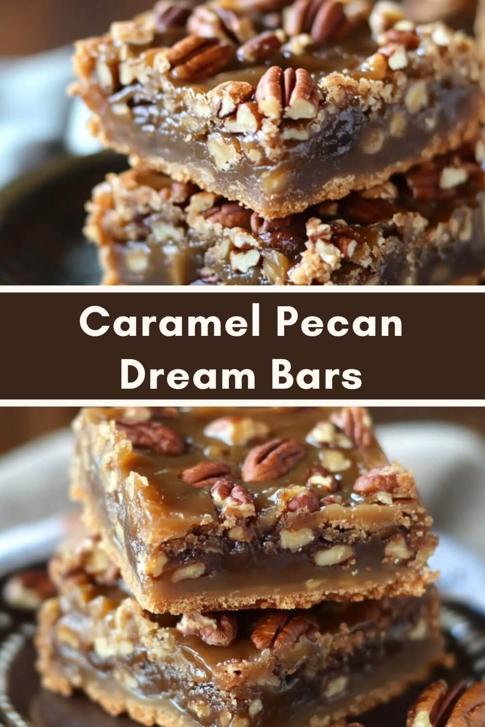 Caramel Pecan Dream Bars