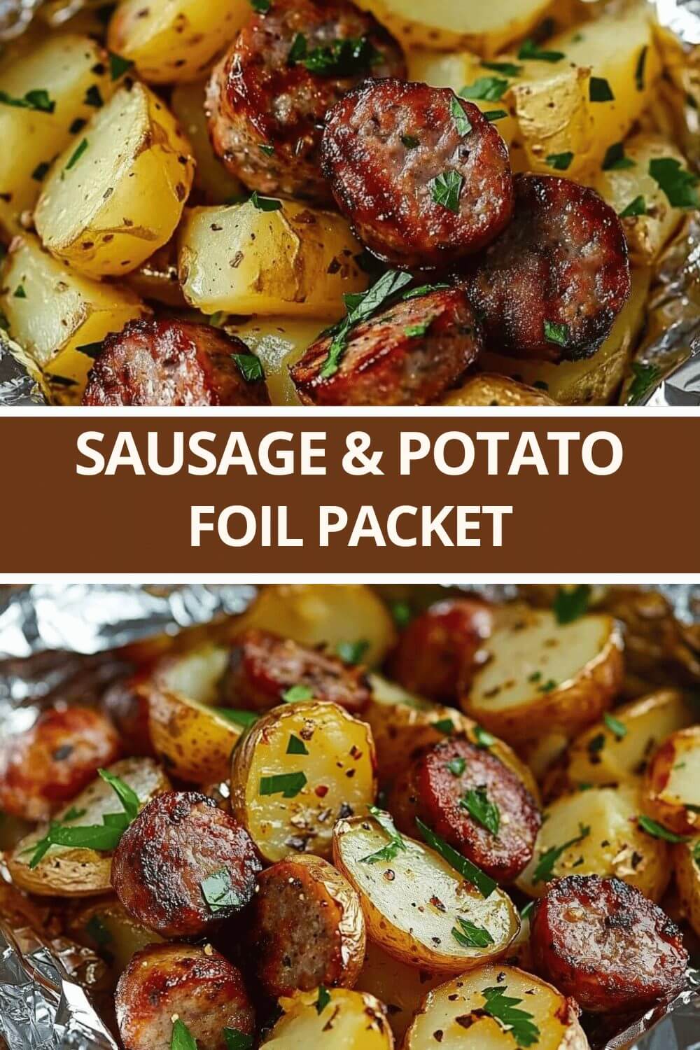 Sausage & Potato Foil Packet
