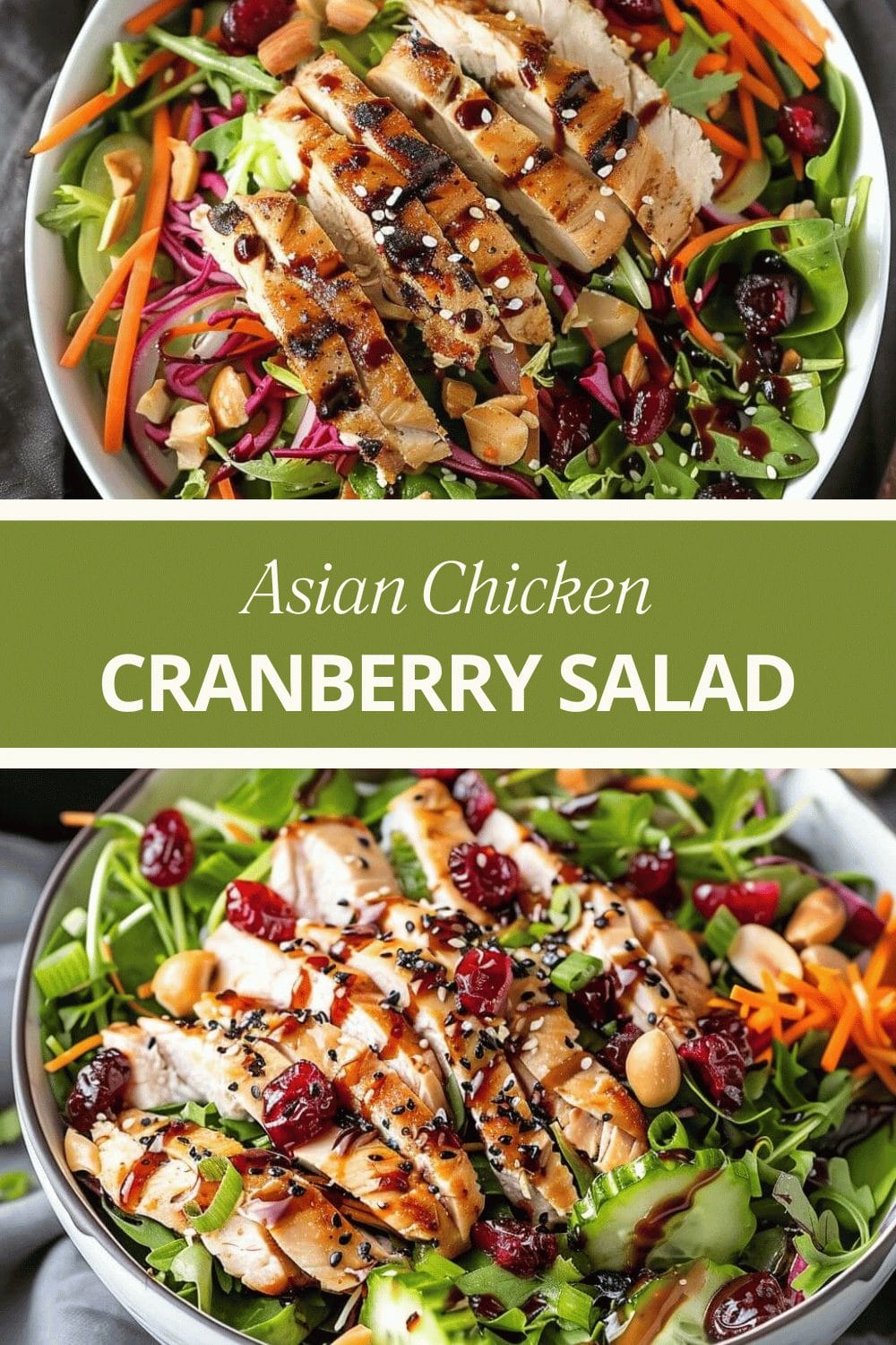 Asian Chicken Cranberry Salad