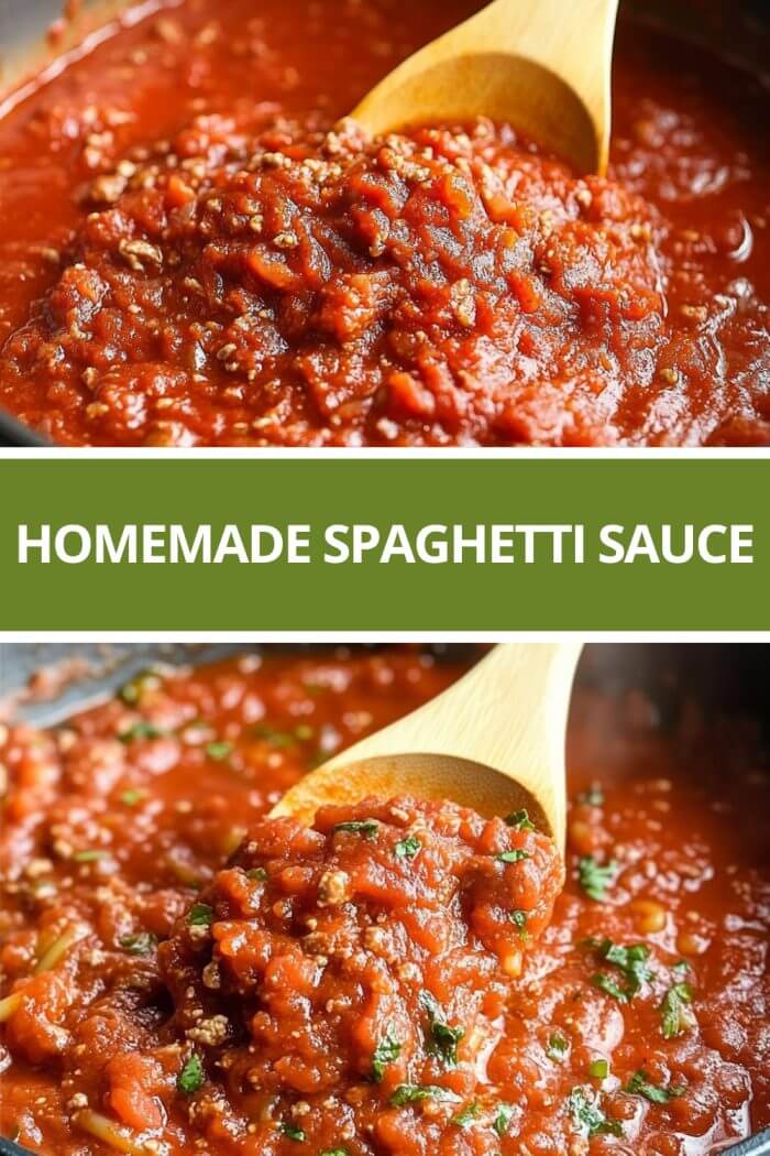 Homemade Spaghetti Sauce