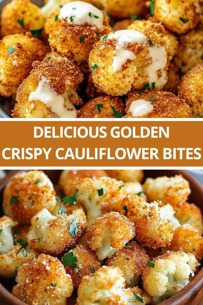 Golden Crispy Cauliflower Bites
