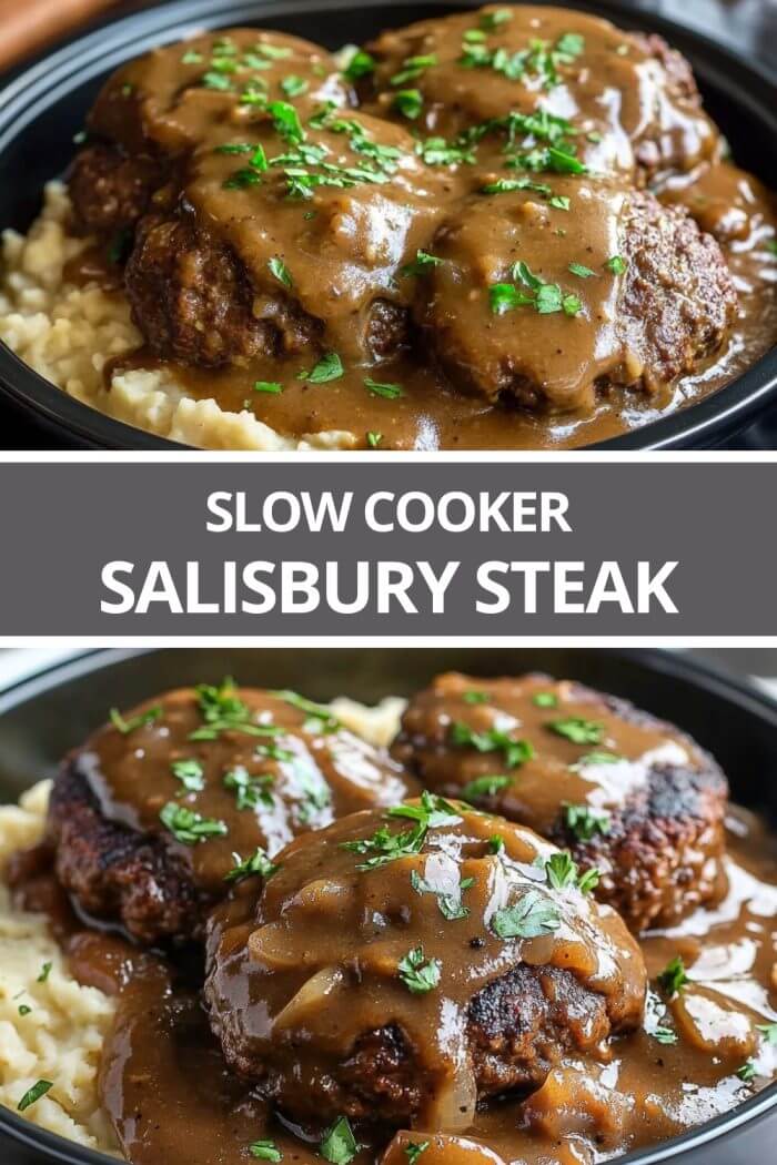 Slow Cooker Salisbury Steak