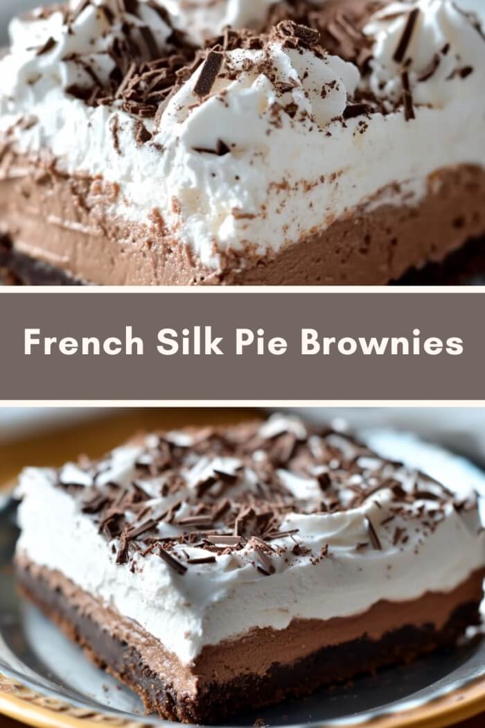 French Silk Pie Brownies