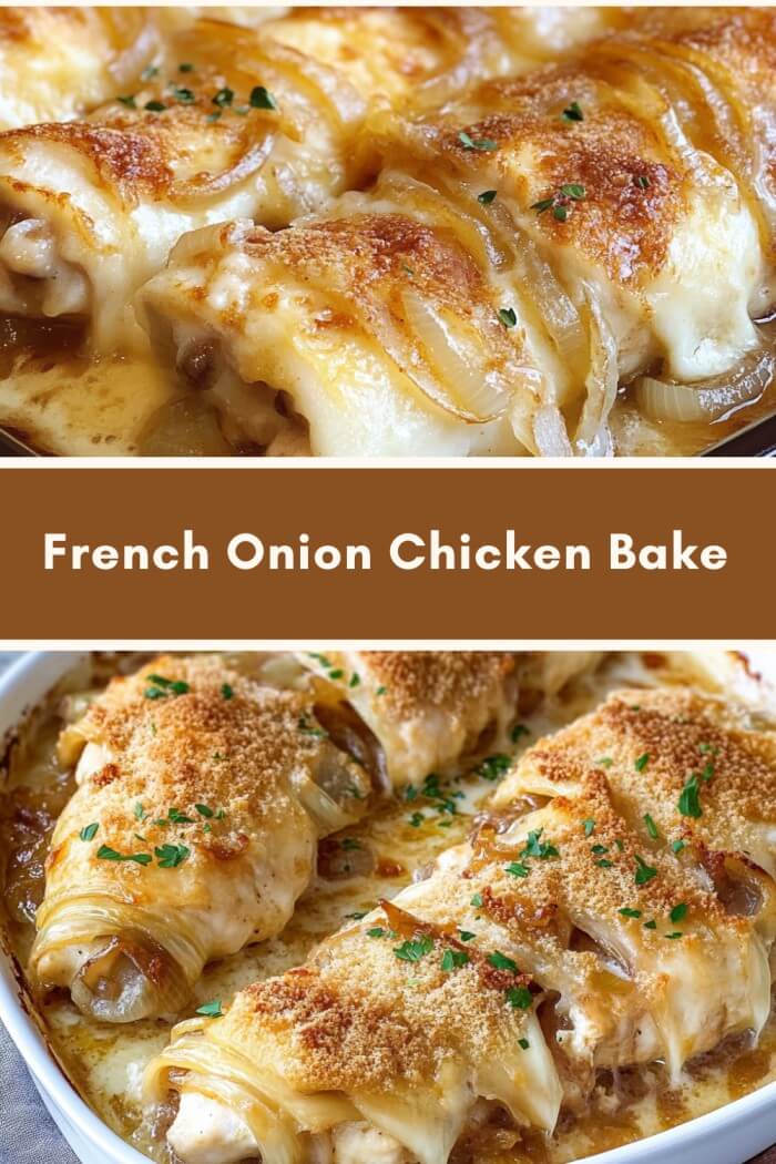 French Onion Chicken Bake
