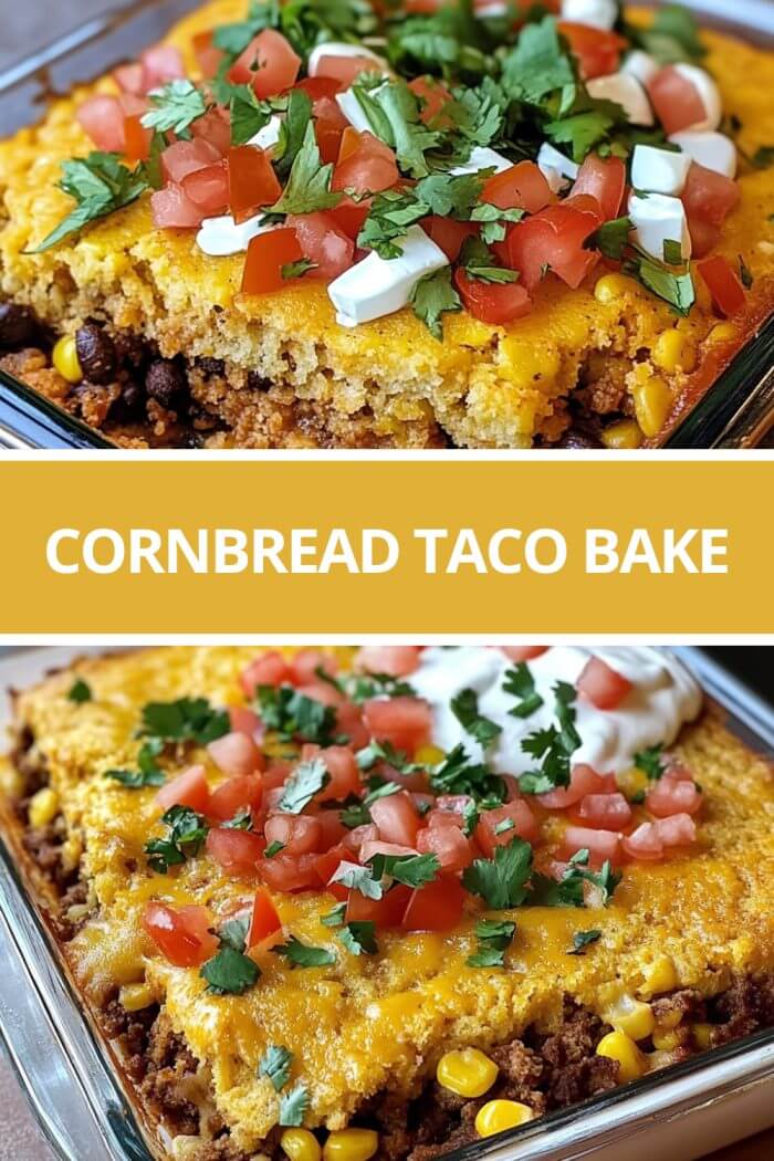 Cornbread Taco Bake