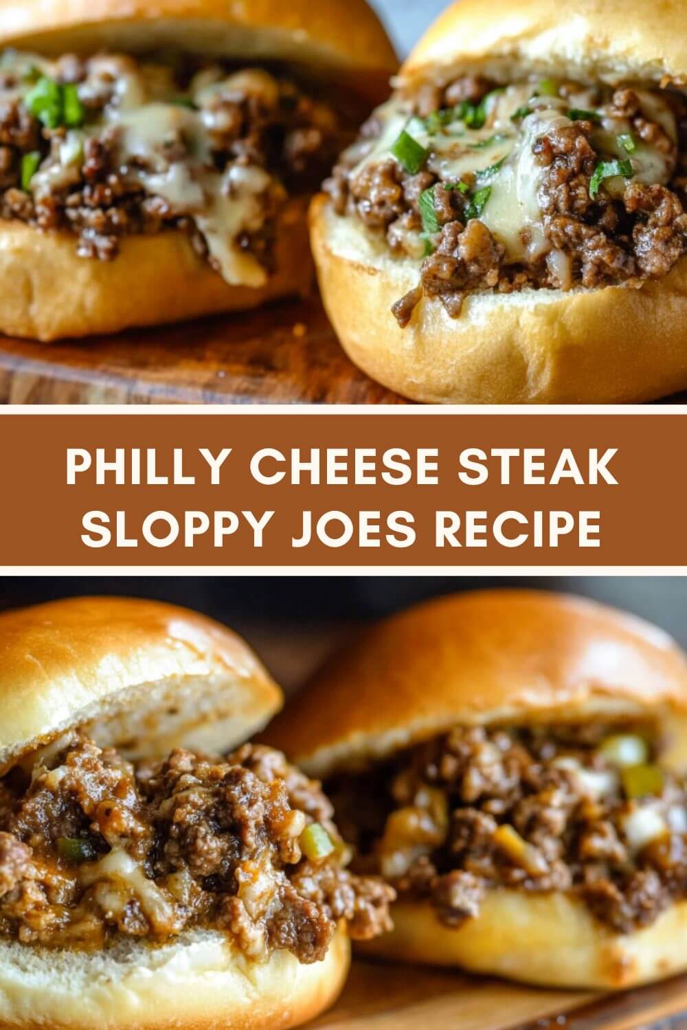 PHILLY CHEESE STEAK SLOPPY JOES RECIPE
