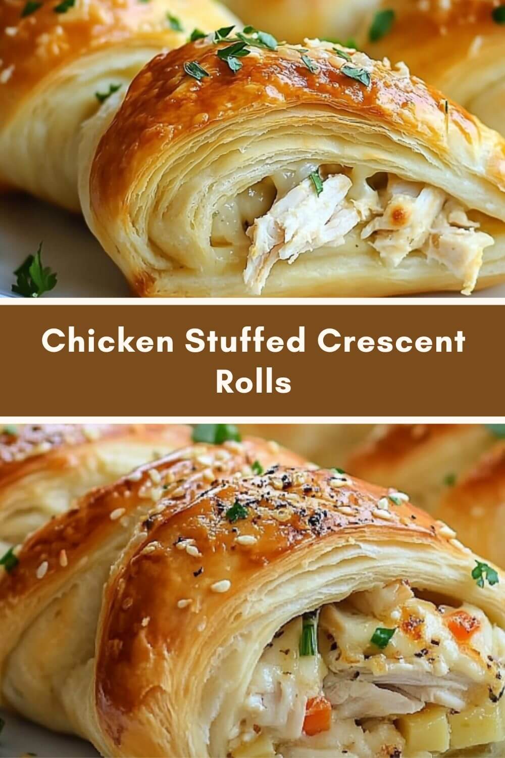 Chicken Stuffed Crescent Rolls