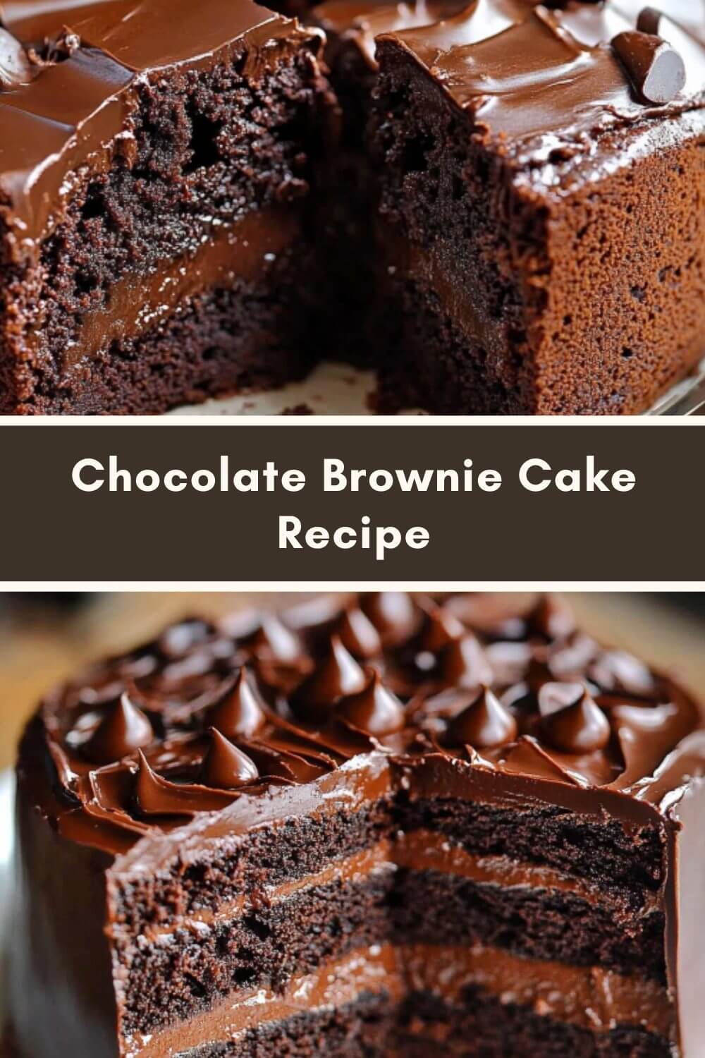 Chocolate Brownie Cake Recipe