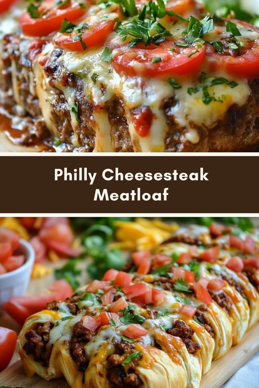 Philly Cheesesteak Meatloaf