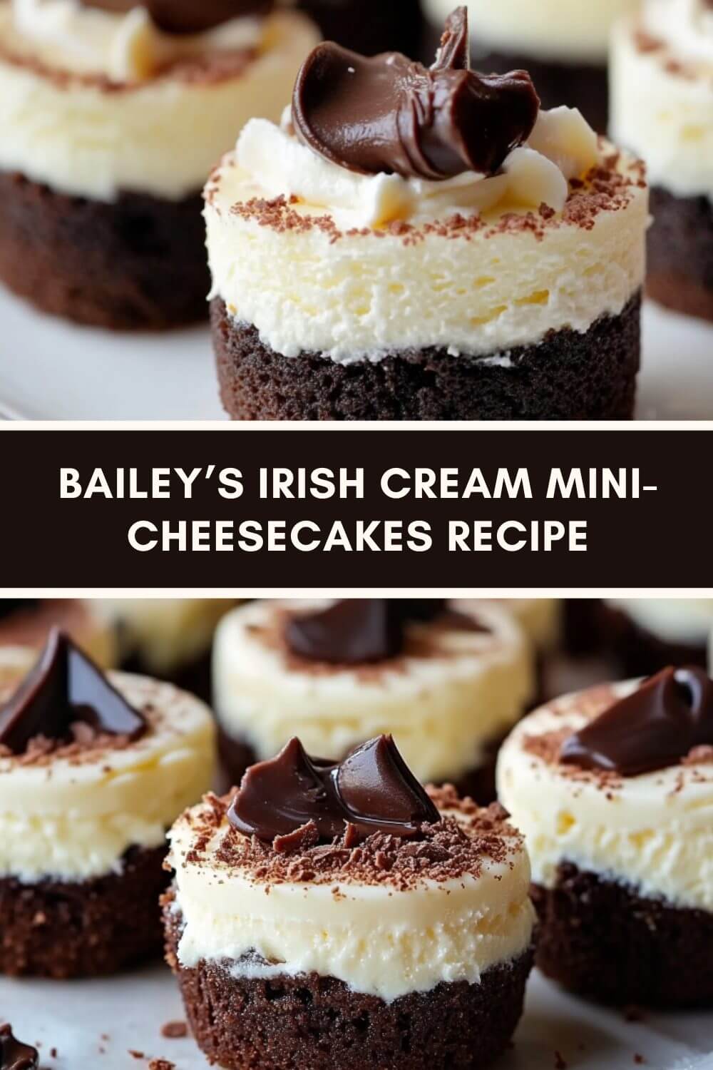 BAILEY’S IRISH CREAM MINI-CHEESECAKES RECIPE