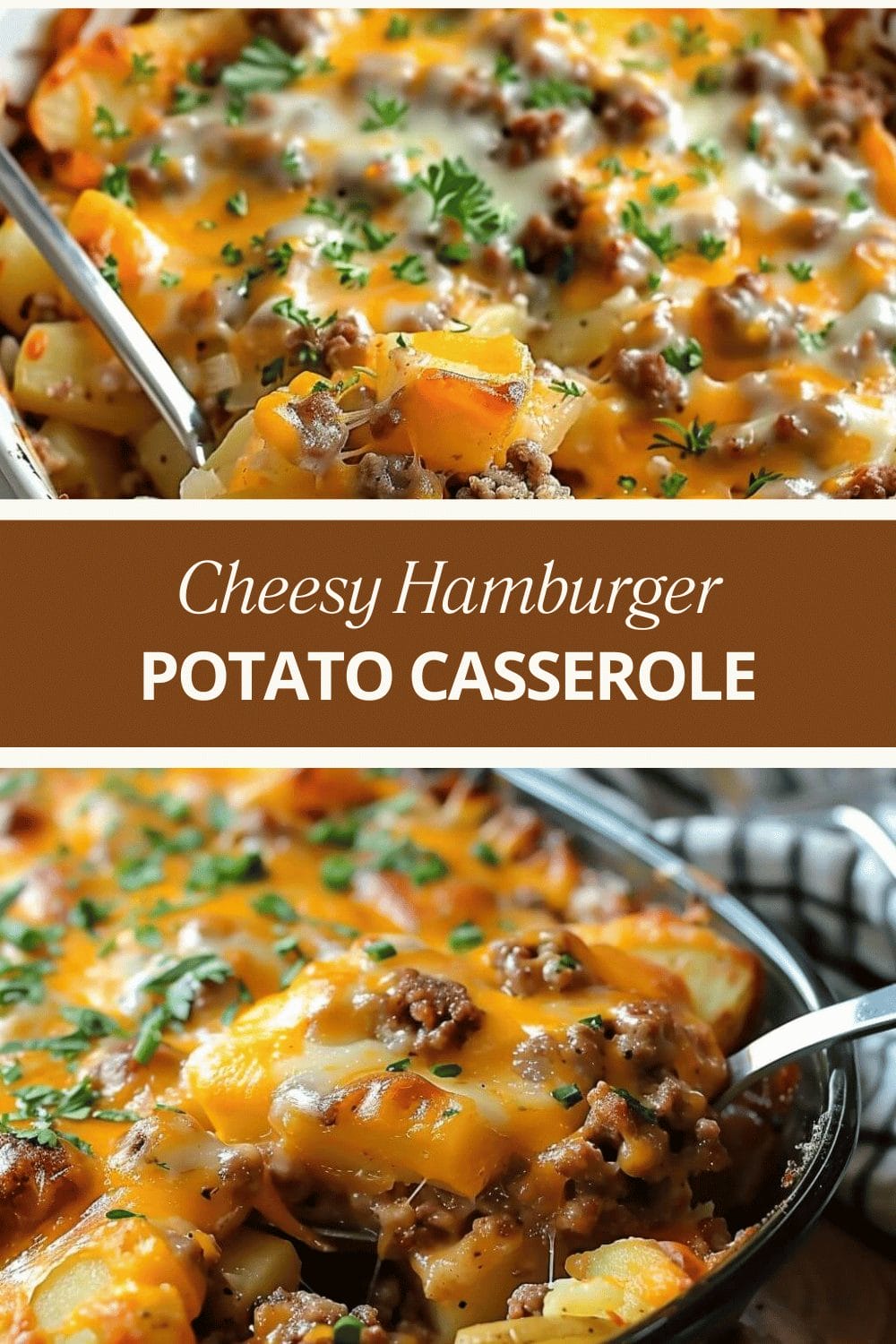 Cheesy Hamburger Potato Casserole