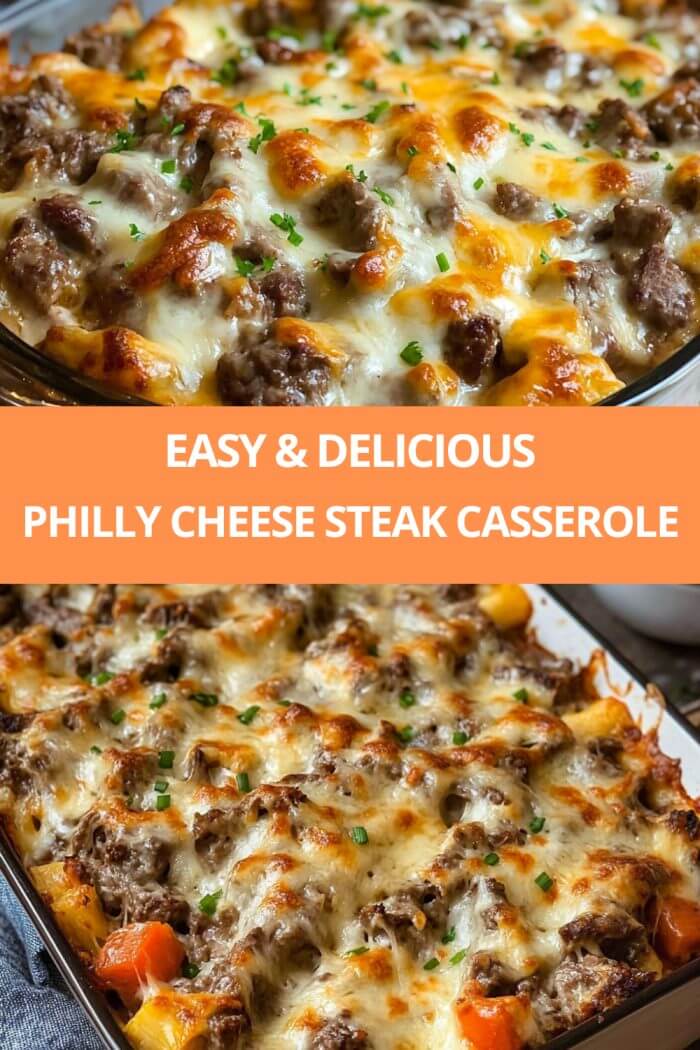 Philly Cheese Steak Casserole